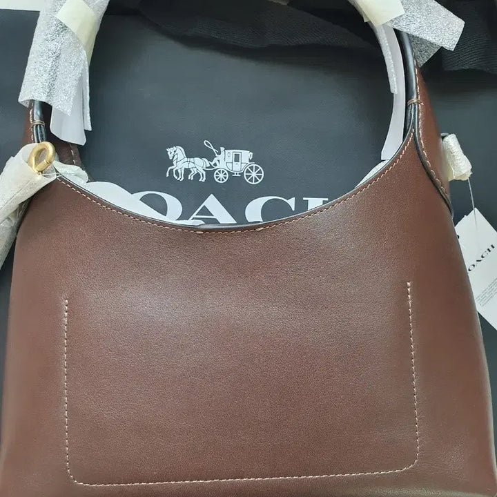 [BUNJANG] Coach Brooklyn 23 Chain Leather Shoulder Bag CW614 B4MPL / [새상품]코치 브루클린 체인 가죽 숄더백 23 CW614 B4MPL