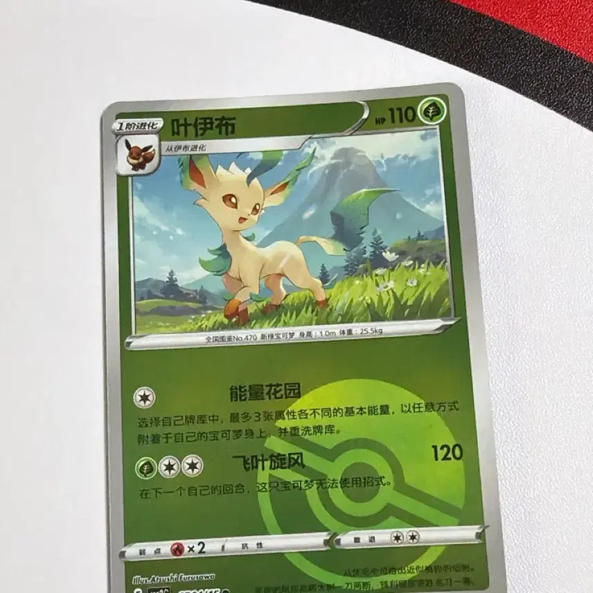 [BUNJANG] Pokemon Card Regional Set Leafeon Monball Holo / 포켓몬카드 중판 리피아 몬볼홀로