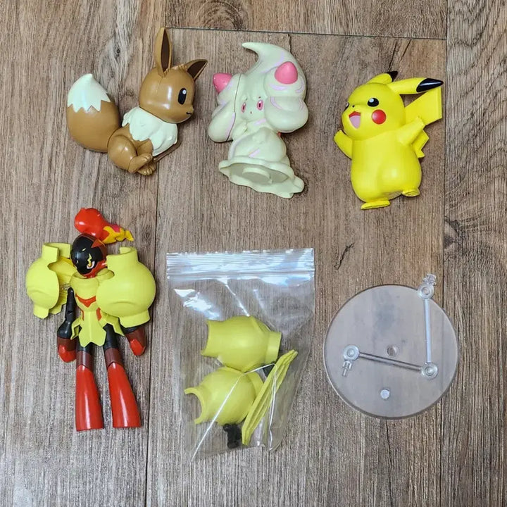 [BUNJANG] Pokemon Plastic Model Kit 4 Types Bundle Set / 포켓몬 프라모델 4종 일괄 판매