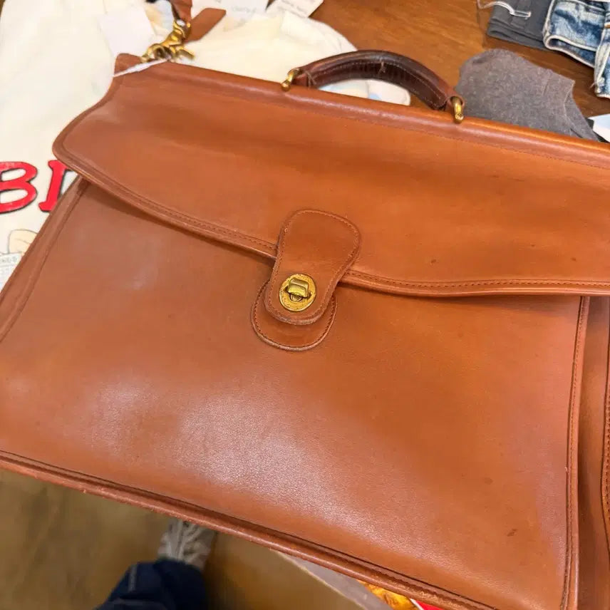 [BUNJANG] 1994 COACH Beekman Briefcase Leather Bag / 1994년 올드 코치 비크맨 브리프케이스레더 가죽가방