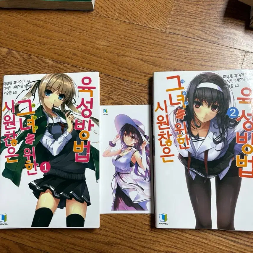 [BUNJANG] How to Raise a Boring Girlfriend Vol. 1 &amp; 2 + Illustration Set / 시원찮은 그녀를 위한 육성방법 1,2권 + 일러스트