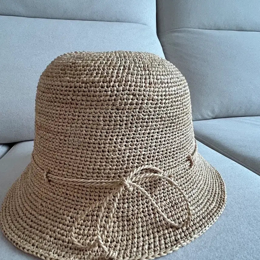 [BUNJANG] Helen Kaminski Villa 6 Raffia Bucket Hat / 헬렌카민스키 빌라6