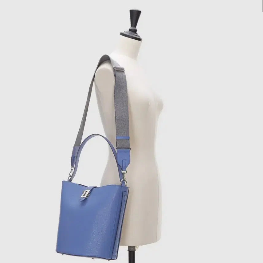 [BUNJANG] Vunque Boogie Hobo Bag Medium Calm Blue / (새제품) 분크 부기 호보백 미듐 Calm blue