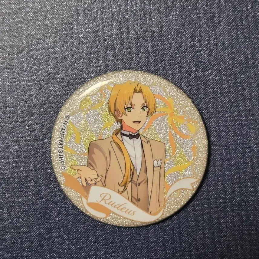 [BUNJANG] Mushoku Tensei Rudeus 5th Anniversary Can Badge (Background) / 무직전생 루데우스 5주년 캔배지(background)