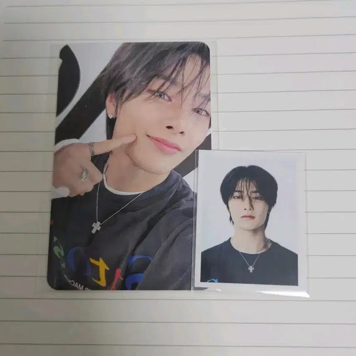 [SOLD OUT] 스트레이키즈 아이엔 도미네이트 앙콘 온라인 특전포카 증사 증명사진