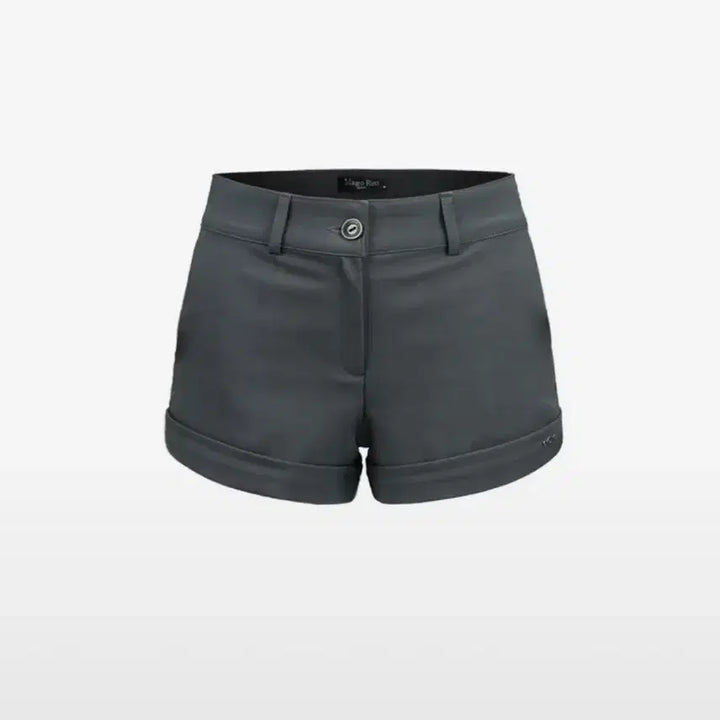 [BUNJANG] Magoren Seoul Tailored Mini Shorts Charcoal / 매고렌 서울 메탈 트라이클립스 테일러드 미니 쇼츠 챠콜 반바지 무신사