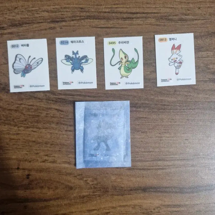 [BUNJANG] Pokemon 30th Anniversary 5 Types Bundle Set / 포켓몬 30주년 기념 띠부씰 5종 일괄