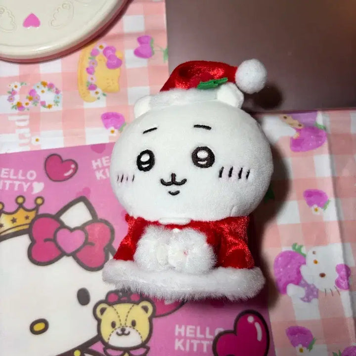 [BUNJANG] Chiikawa Santa Mascot Christmas Ver. / [치이카와 먼작귀] 산타 치이카와 크리스마스 치이카와 마스코트
