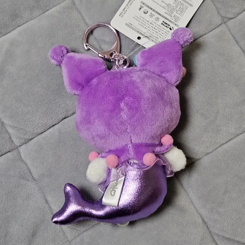 [BUNJANG] Sanrio Kuromi Mermaid Plush Keychain (New) / (새상품) 산리오 인어 쿠로미 인형 키링