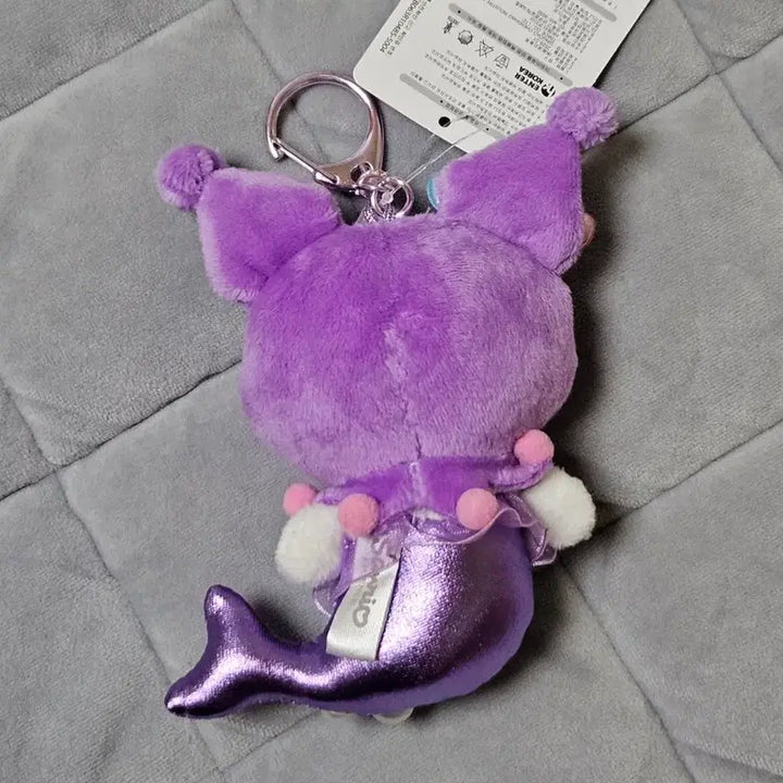 [BUNJANG] Sanrio Kuromi Mermaid Plush Keychain (New) / (새상품) 산리오 인어 쿠로미 인형 키링