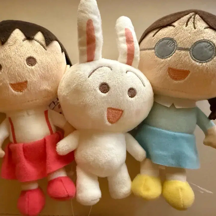 [BUNJANG] Maruko, Rabbit, and Tama Plush Set / 마루코 인형 세트(가격내림xx)