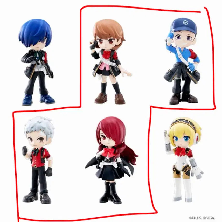 [BUNJANG] Persona 3 Dancing Moon Night / Endless Night Bundle Set Figures / 페르소나 3 팔버스 피규어 4개 일괄 세트