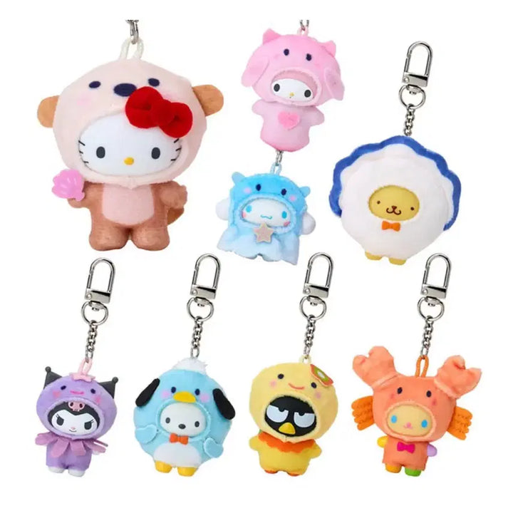 [BUNJANG] Sanrio Chibi-Momo Series 2 Marine Animal Keychain / 새상품 산리오 치비토모 시리즈2 해양동물 키링 치빗토모 전8종