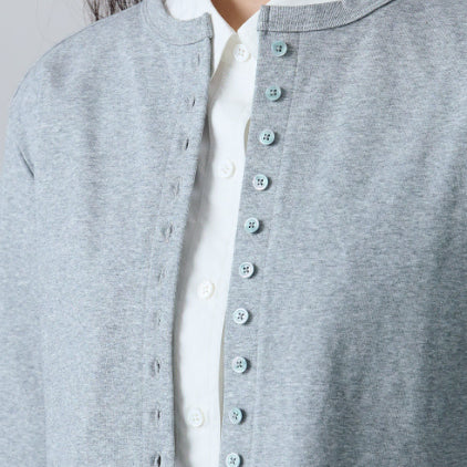 [SOLD OUT] (새상품) 락피쉬 가디건 코튼 에센셜 가디건 S - 그레이 멜란지