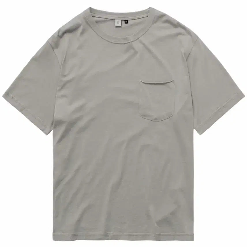 [SOLD OUT] (2)폴리테루 로우 컷 포켓 티셔츠 베이지
