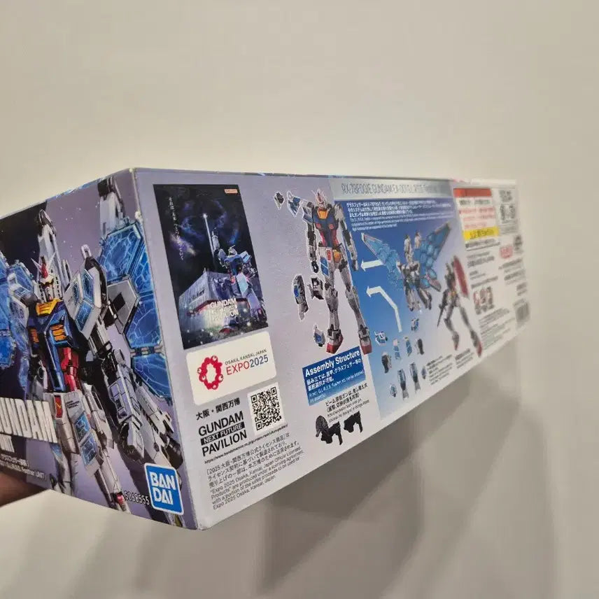 [BUNJANG] 1/144 RX-78F00/E Gundam (EX-001 Glass Feather Equipment) - Unassembled / 1/144 RX-78F00/E 건담 (EX-001 글래스 페더 장비)