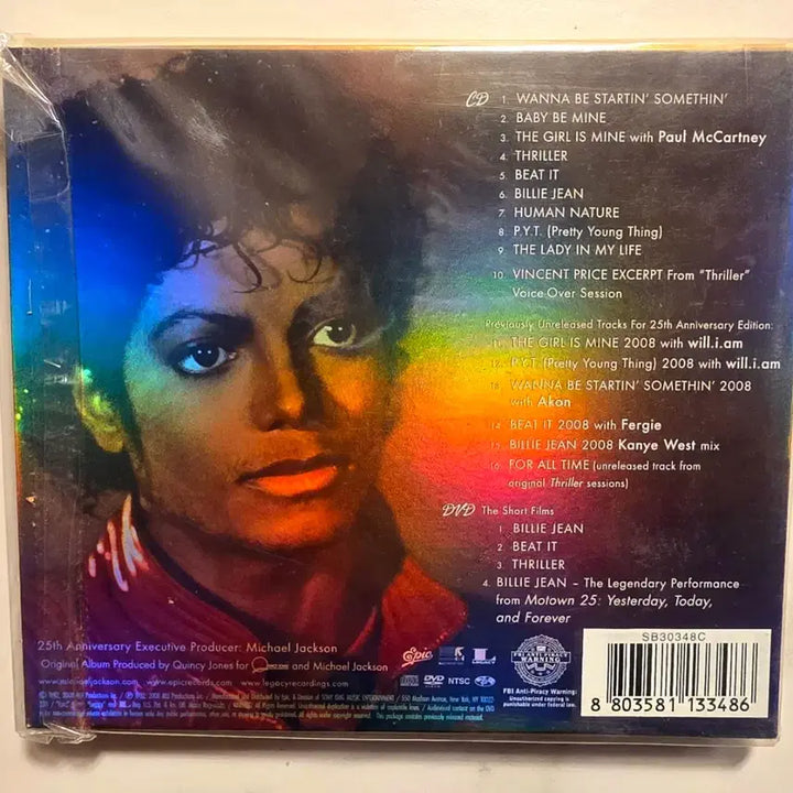[BUNJANG] Michael Jackson Thriller 25th Anniversary Edition CD+DVD / 마이클잭슨 Thriller 25CD+DVD Michael Jackson