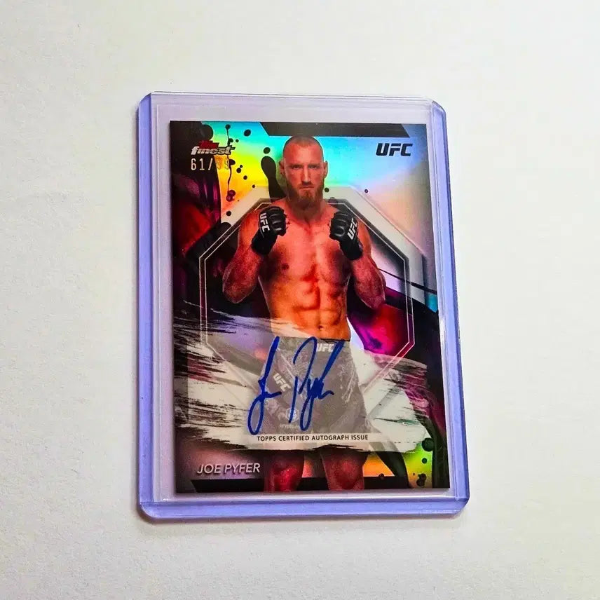 [BUNJANG] Joe Pyfer Autograph Card / UFC 조 파이퍼 오토(친필 싸인카드)