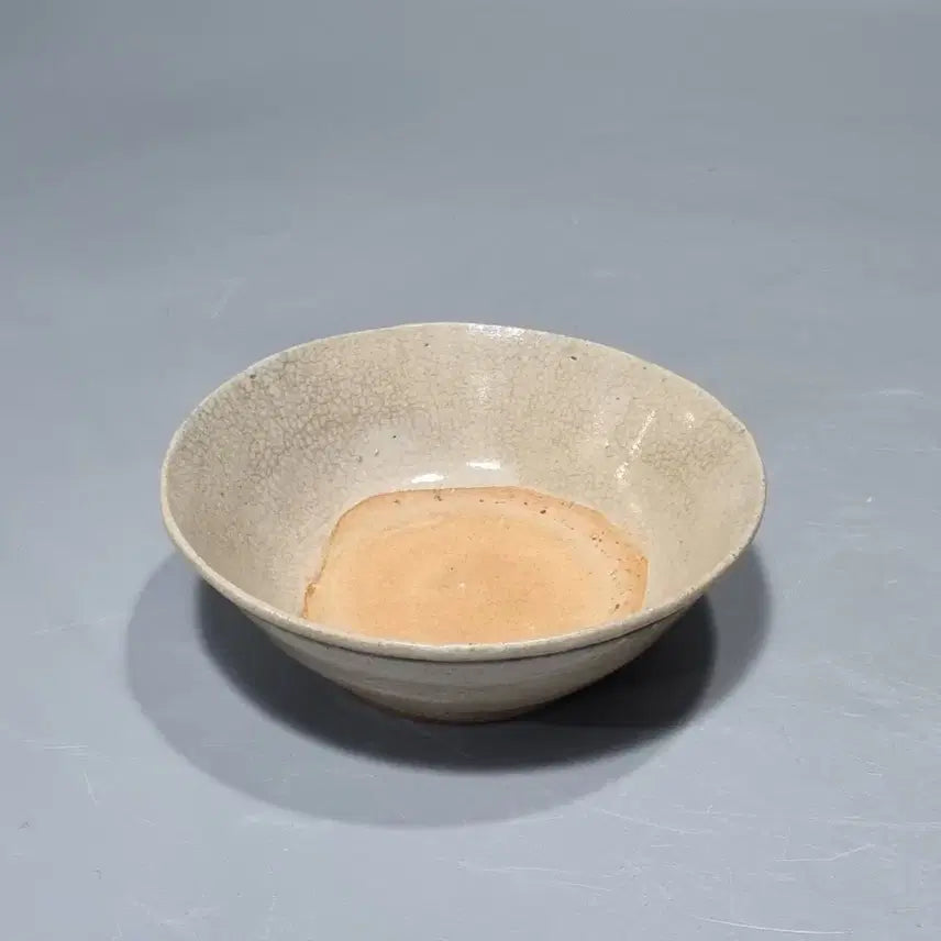 [BUNJANG] Goryeo Style Celadon Tea Bowl Antique (Diameter 13.7cm / Height 5cm) / 청화선문 골동품 다완 (지름 13.7cm / 높이 5cm)