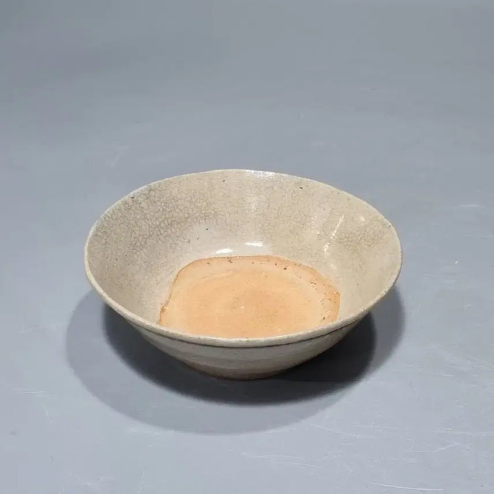[BUNJANG] Goryeo Style Celadon Tea Bowl Antique (Diameter 13.7cm / Height 5cm) / 청화선문 골동품 다완 (지름 13.7cm / 높이 5cm)