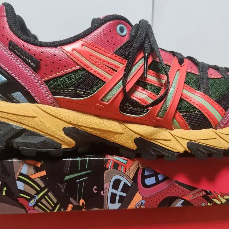 [BUNJANG] ASICS x Andersson Bell GEL-SONOMA 15-50 Bright Rose/Evergreen Sneakers / (새상품급) 아식스 앤더슨벨 젤 소노마 15-50 브라이트 로즈 275