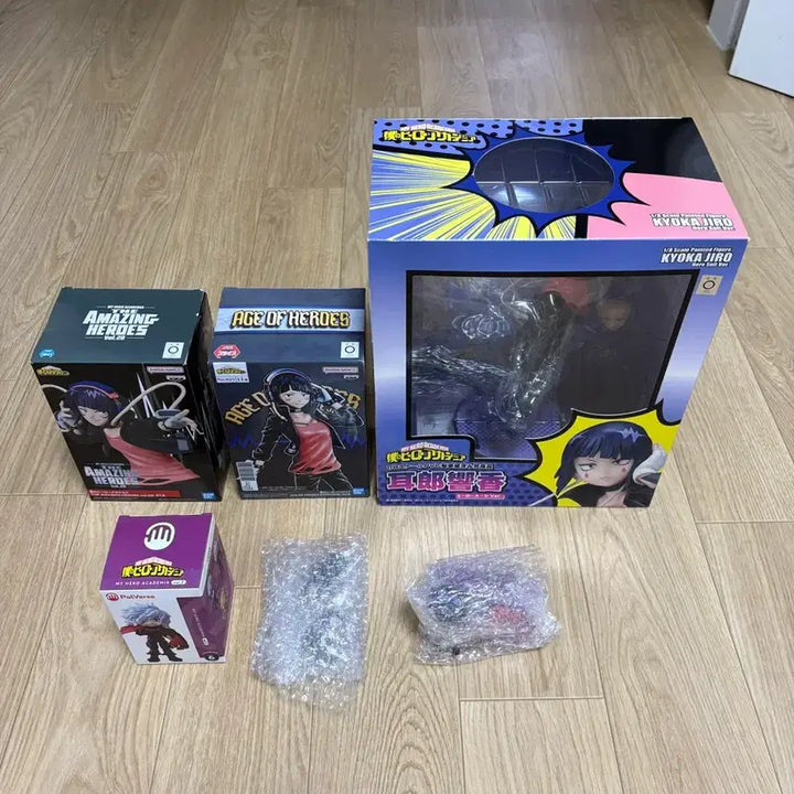 [BUNJANG] My Hero Academia Kyoka Jiro Hero Suit Figure Bundle Set / 나의 히어로 아카데미아 지로 쿄카 히어로 슈트 피규어 / 일괄 판매