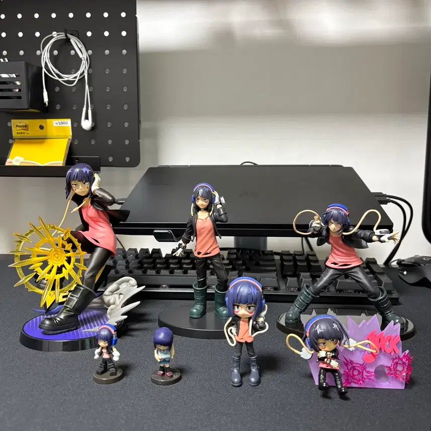 [BUNJANG] My Hero Academia Kyoka Jiro Hero Suit Figure Bundle Set / 나의 히어로 아카데미아 지로 쿄카 히어로 슈트 피규어 / 일괄 판매