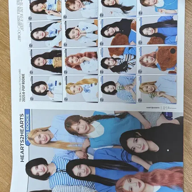 [BUNJANG] Terreca Hearts to Hearts Photocard Bundle Set + Jiwoo Promo Card + Poster / 테레카 하츠투하츠 포토카드 일괄 + 지우 프로모션 카드 + 포스터