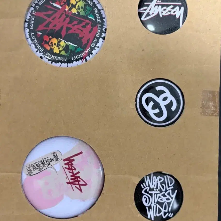 [BUNJANG] Stussy Vintage Badge Set / 스투시 빈티지 뱃지세트