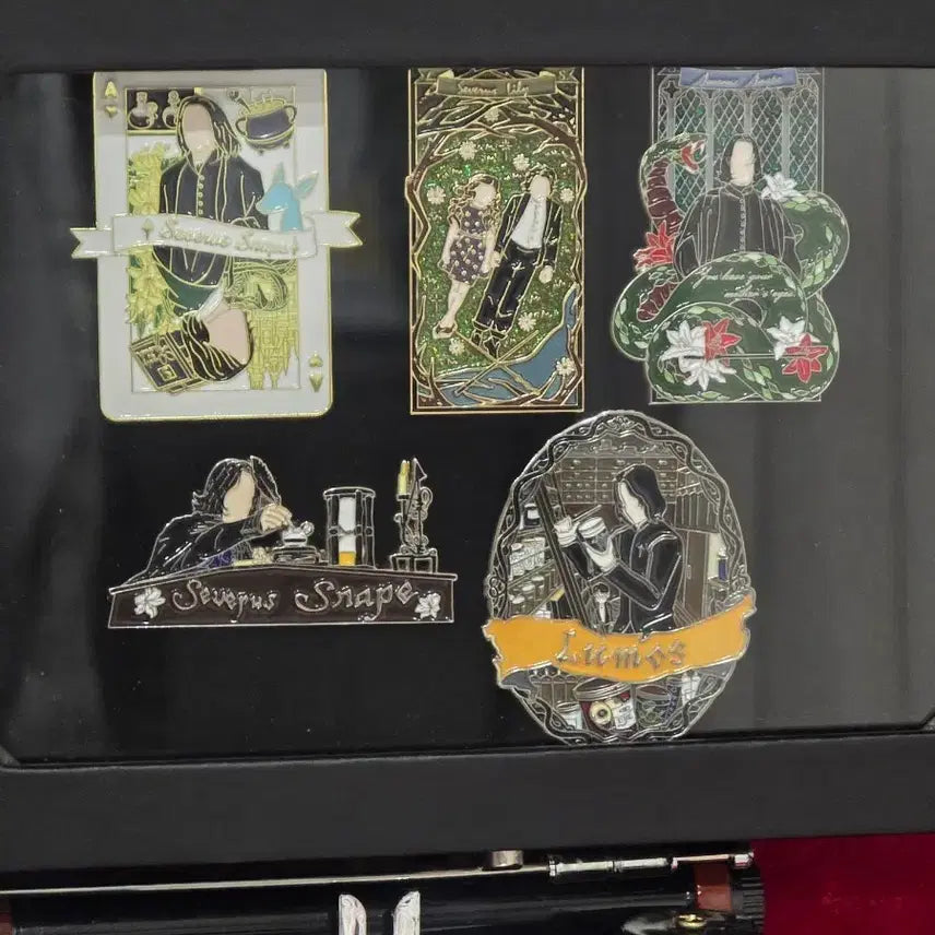 [BUNJANG] Harry Potter Severus Snape Badge Bundle Set / 해리포터 세베루스 스네이프 뱃지 일괄