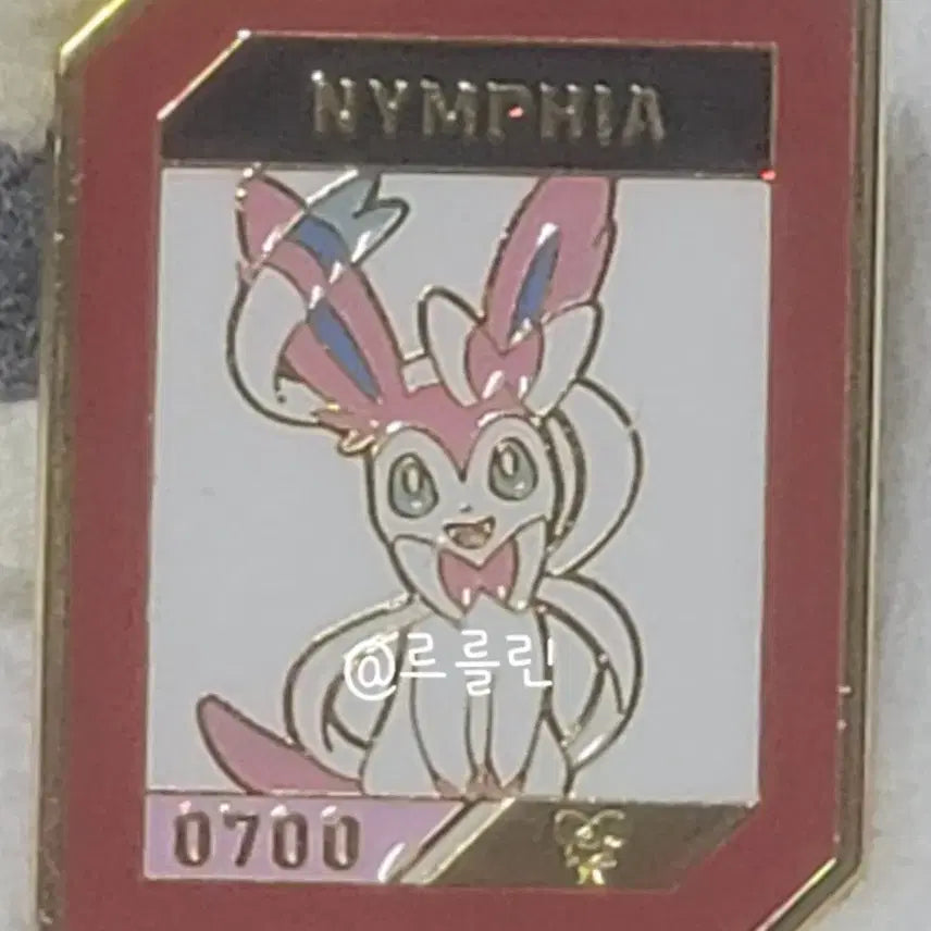 [BUNJANG] Pokemon Nymphia Badge / [포켓몬스터] 님피아 뱃지