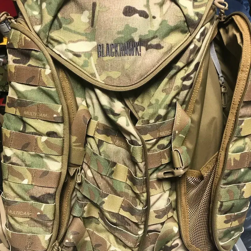 [BUNJANG] Blackhawk Military Camo Backpack (Large Capacity) / 블랙호크 밀리터리 백팩 카모(대용량)