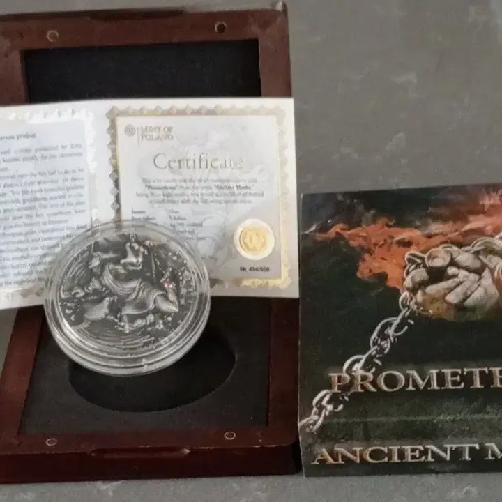 [BUNJANG] Niue Prometheus Ancient Mythology 2oz 99.9% Silver Coin 2019 / 2019 니우에 프로메테우스 고대 신화 2온스 999% 실버