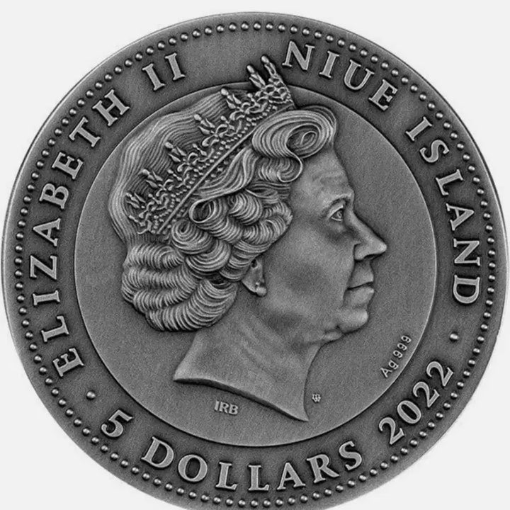 [BUNJANG] Triton High Relief Antique Relief 2oz 99.9% Silver Coin / 트리톤 조각상 하이릴리프 엔틱 고부조 2온스 999% 실버