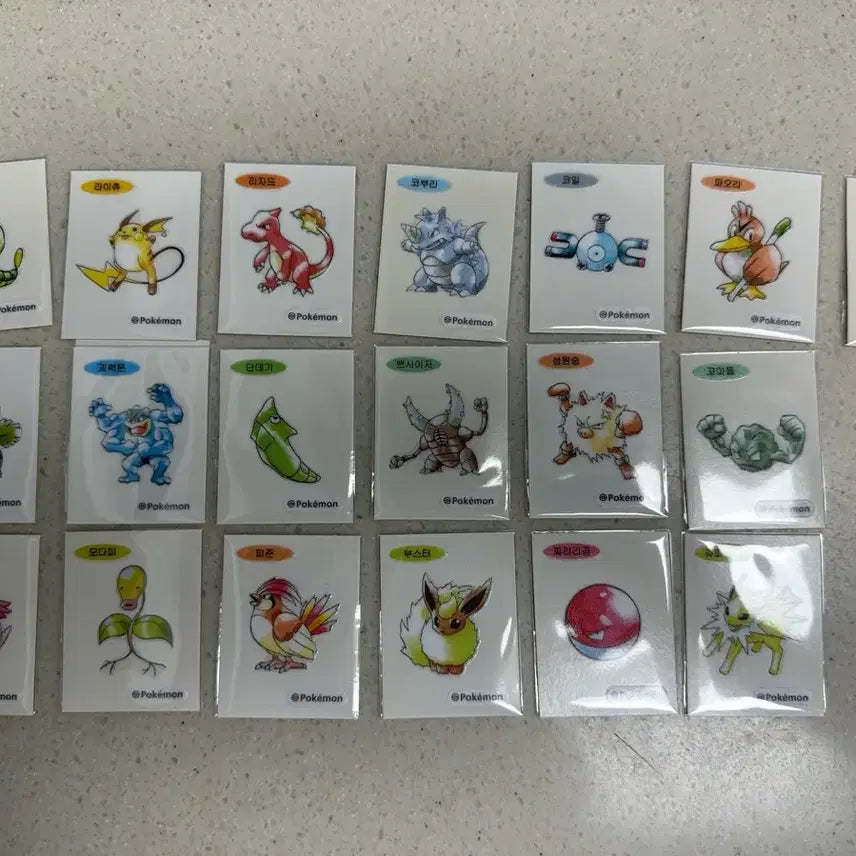 [BUNJANG] Pokemon 30th Anniversary Bread Stickers Collection / 포켓몬 아트윅 30주년 띠부씰 모음(5월30일19시)