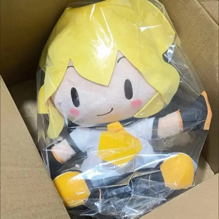 [BUNJANG] Kagamine Len Fuwapurichi Plush 35cm / 현물 카가미네렌 공식 인형 후와푸치 판매