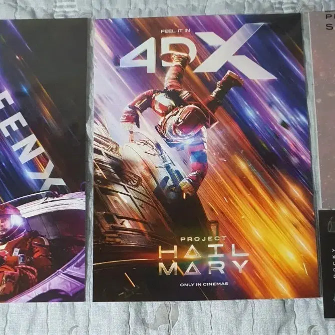 [BUNJANG] Project Hail Mary Goods Poster Set (4 Types) / 프로젝트 헤일메리  굿즈 포스터 4종