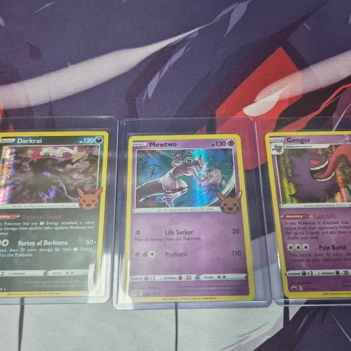 [BUNJANG] Pokemon TCG North American Halloween Phantom Mewtwo Darkrai Cards / 포켓몬카드 북미 할로윈 팬텀 뮤츠 다크라이 팔아요.