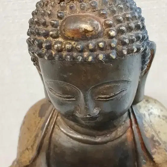 [BUNJANG] Gilt Bronze Seated Buddha Statue / 금동여래좌상불
