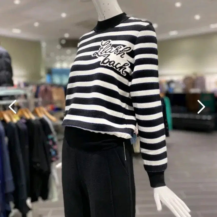 [BUNJANG] Ozcecon Striped Knit T-shirt / 오즈세컨 니트 티셔츠