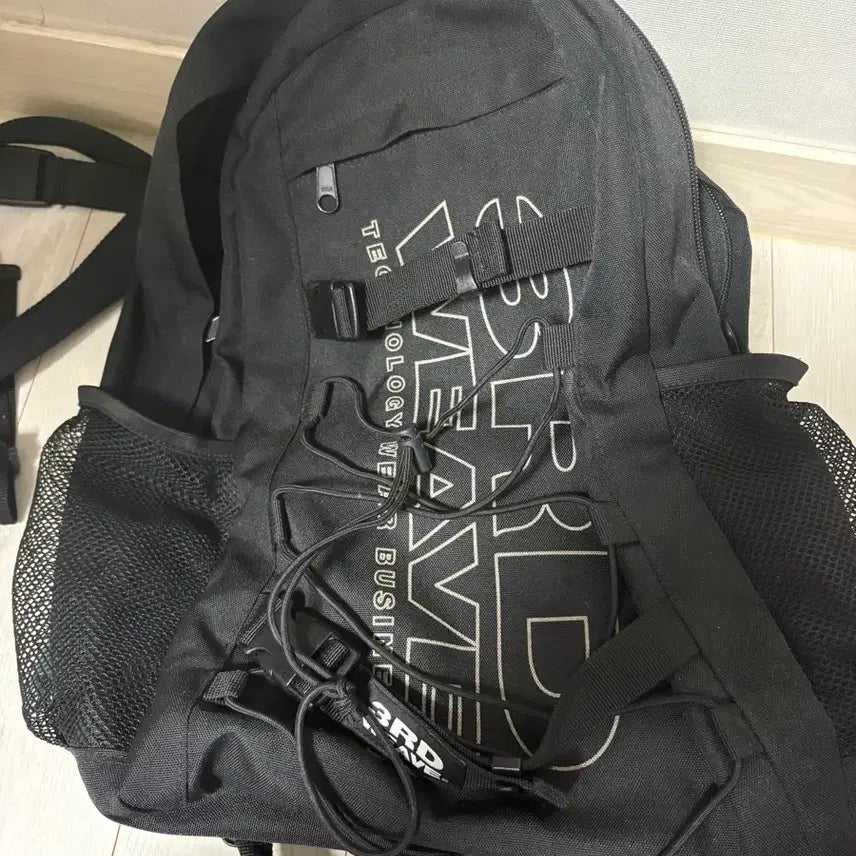 [BUNJANG] 3RD WEAVE Black Backpack Bag / 3RD WEAVE 검정색 백팩 가방