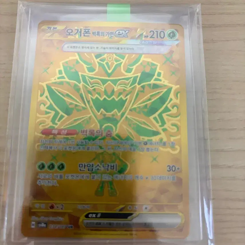 [BUNJANG] Pokemon Card Ogerpon Wellspring Mask ex UR / 포켓몬 카드 오거폰 벽록의 가면 ex ur  (S급)