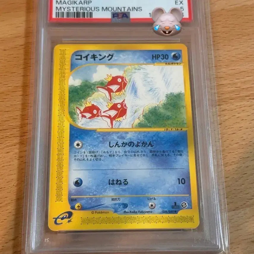 [BUNJANG] Pokemon e-Series Magikarp PSA 5 Graded Card (2002 Japanese 1st Edition) / e시리즈 잉어킹PSA5
