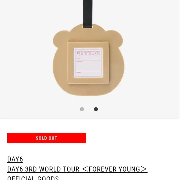 [BUNJANG] Day6 Luggage Tag / 데이식스 러기지택 판매합니다.