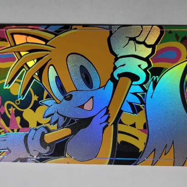 [BUNJANG] Sonic 35th Anniversary Hong Kong Joypolis Hologram Ticket (Tails) / 소닉 35주년 홍콩조이폴리스 홀로그램 티켓(테일즈)