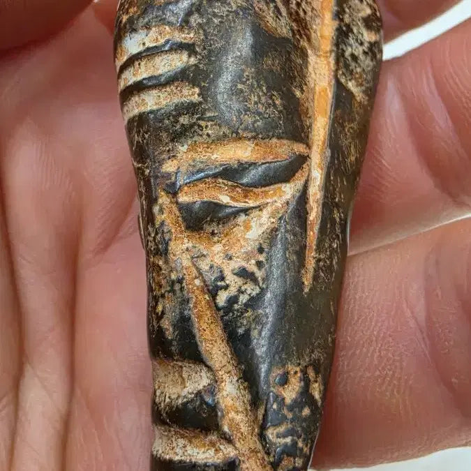 [BUNJANG] Rare Large Rock Face Jade Sculpture / 고옥에강옥 희귀 큰바위얼굴옥 0527