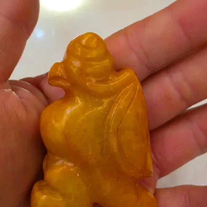 [BUNJANG] Eagle Jade Carving / 고옥에강옥 조의족 독수리옥 0527