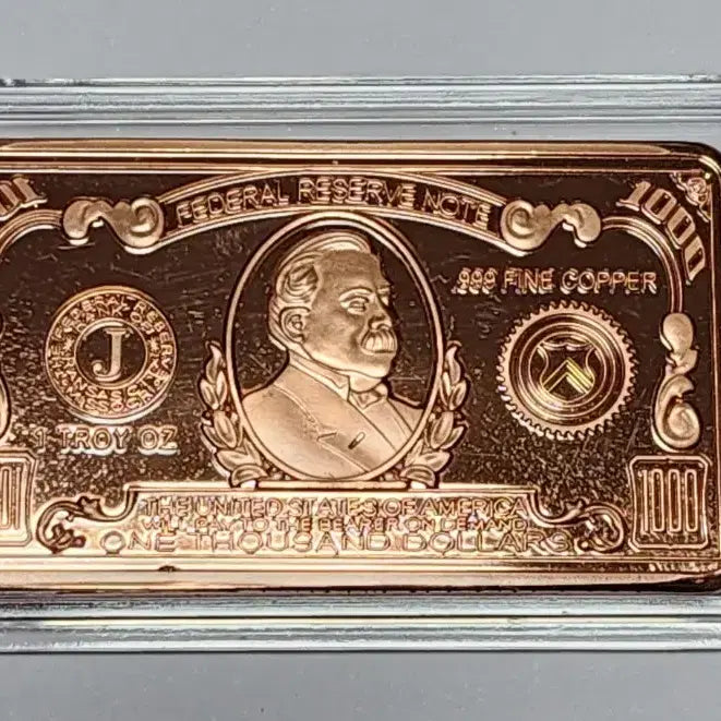 [BUNJANG] Copper Bar Dollar Design Set (4 pieces) / 구리바  각 1온스 달러 디자인           (4개 1세트)