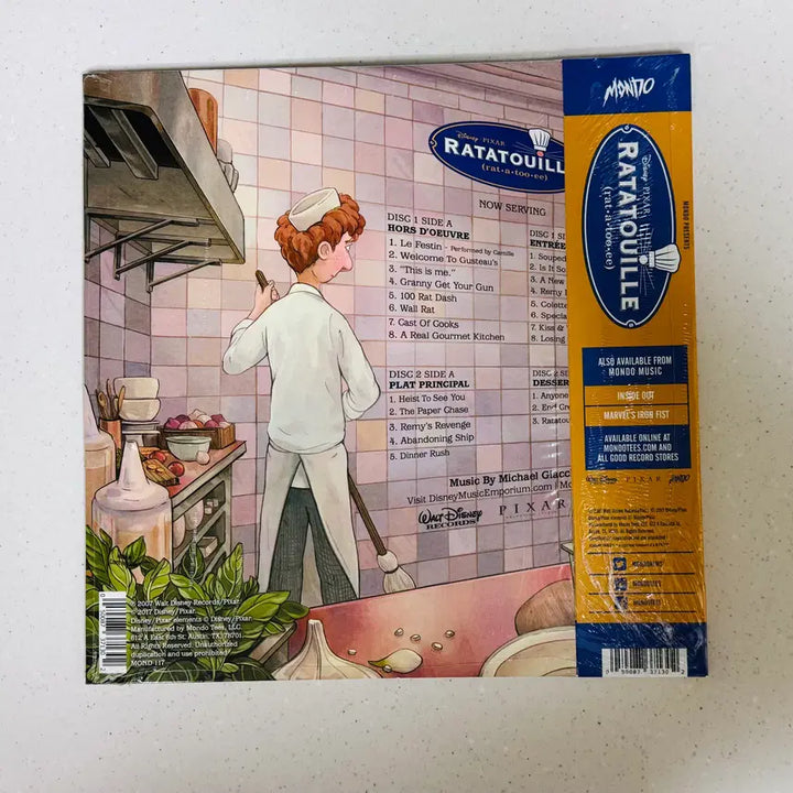 [BUNJANG] Mondo Disney Pixar Ratatouille OST Limited Edition LP / 몬도 디즈니 픽사 라따뚜이 OST 한정판 LP