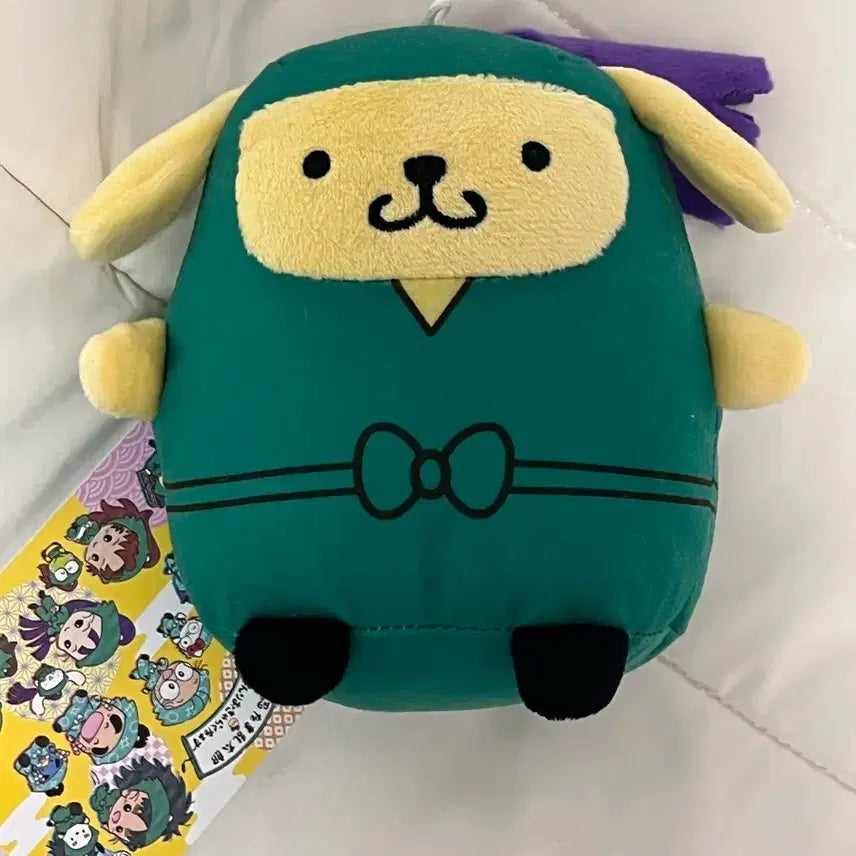 [BUNJANG] Nintama x Sanrio Monjuro Collaboration Purin Plush / 닌타마 산리오 몬지로 콜라보 폼폼푸린 누이